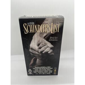 Schindler's List (1994) 2-VHS Cassette - Liam Neeson, Ben Kingsley